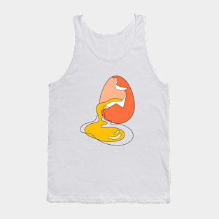 Broken egg Tank Top